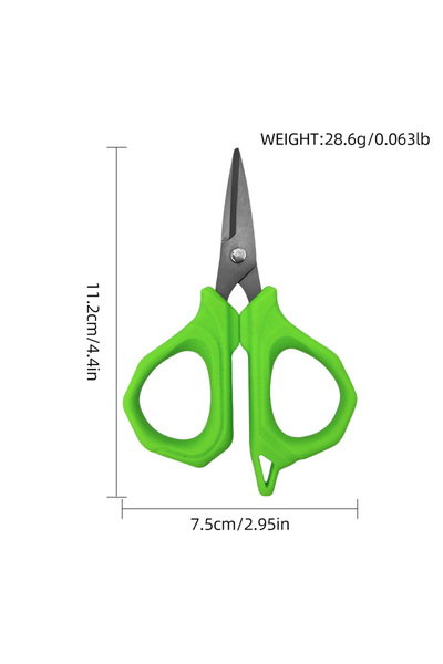 Choice مقص متعدد الوظائف لصيد الأسماك، مصنوع من الفولاذ المقاوم للصدأ، لون أخ...