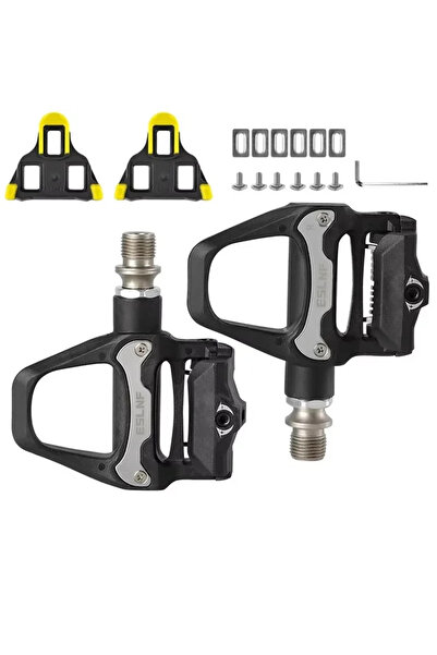 Choice دواسة دراجة طريق سوداء اللون، دواسات قفل من النايلون، دواسات محمل ركوب...