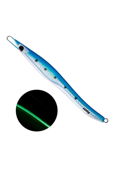 Choice 60g Blue JIGGING PRO G2 Needle Vertical Metal Jigs 60g 80g 100g 150g F...