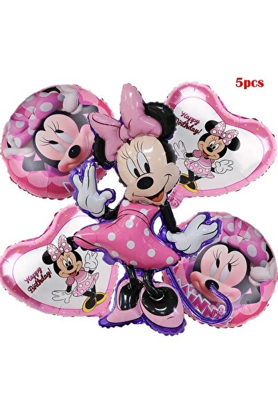 Choice Other 5PCS Cartoon Minnie Foil Balloons Cute Minnie Birthday Party Decoration for Kids Toy Baby Show