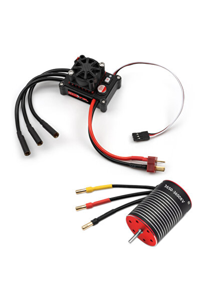 Choice محرك RCXAZ 3650 بدون فرش بقوة 3600 كيلو فولت، مزود بوحدة تحكم إلكتروني...