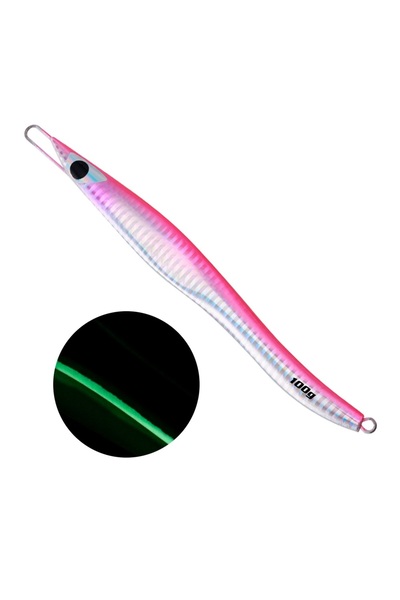 Choice 60g Pink JIGGING PRO G2 Needle Vertical Metal Jigs 60g 80g 100g 150g F...