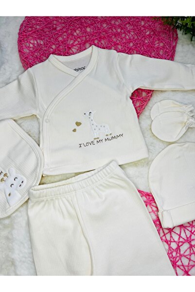 Bebitof bebek 5 Li zıbın takımı %100 Pamuk