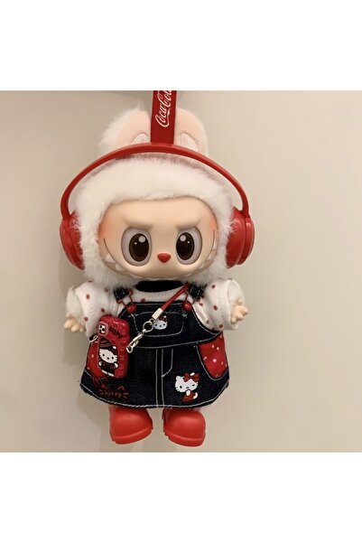 Choice no doll Strap skirt 5pcsB 2025 New for Labubu Clothes Trendy Hellokitty Strap skirt 17cm Doll Cross-