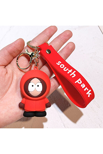 Choice سلسلة مفاتيح على شكل شخصية كرتونية من ساوث بارك، مميزة وعصرية، تُعلق على الحقيبة، هدية مثالية.