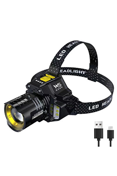 Choice1 مصباح رأس LED قوي من XIWANGFIRE، مزود بمستشعر حركة، قابل لإعادة الشحن...