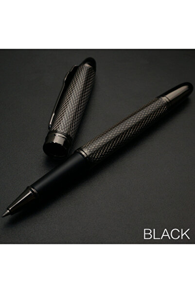 Choice black Classic Luxury Rollerball Pens Stainless Steel Roller Ball Pen for Men Women School Office Bus