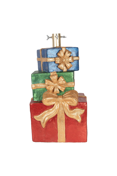 Clayre & Eef Suport pentru brad de Crăciun, ceramică multicoloră, 25x28x48 cm