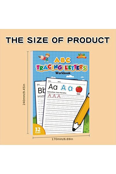 Choice كتاب تمارين الكتابة اليدوية من الألف إلى الياء (32 صفحة) - كتاب تمارين...