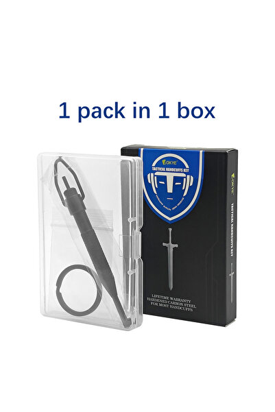 Choice AK-02B 1pc 10\4\2PCS, rotating handcuff key, high carbon steel +alumin...