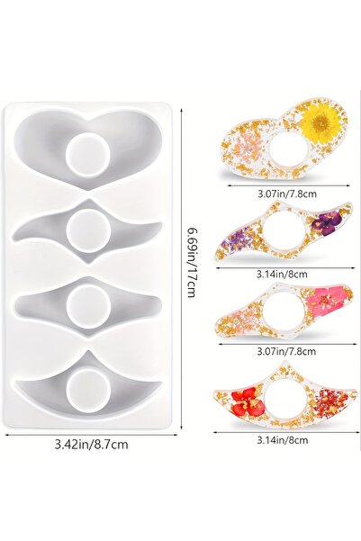 Choice Small bookmark holde 1 piece of epoxy resin mold for bookmark clips an...