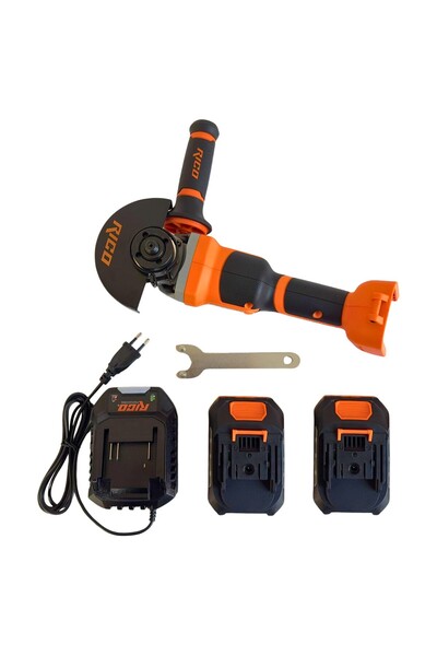 Rico 028-RE0030 Kömürsüz Şarjlı Avuç İçi Taşlama 115mm Devir Ayarlı 20V