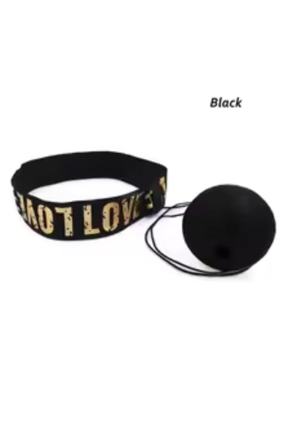 Choice Black Head-Mounted Punching Ball, Adjustable Speed Ball for Boxing MMA...