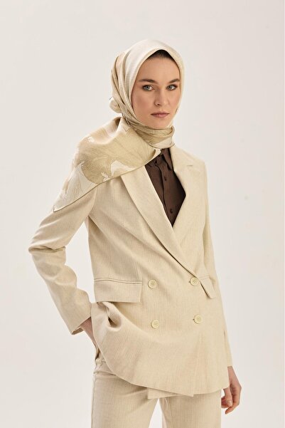 Maisa Шовковий шарф Mulbrry BEJ 90 x 90