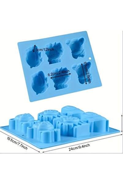 Choice قالب واحد - قوالب سيليكون لصنع صابون على شكل حيوانات بأشكال مختلفة، قالب سيليكون ثلاثي الأبعاد كبير على شكل حيوان