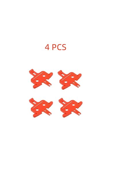 Choice 4 قطع فواصل قرصية برتقالية اللون للدراجات من DOMEN، فواصل وسادات فرامل...