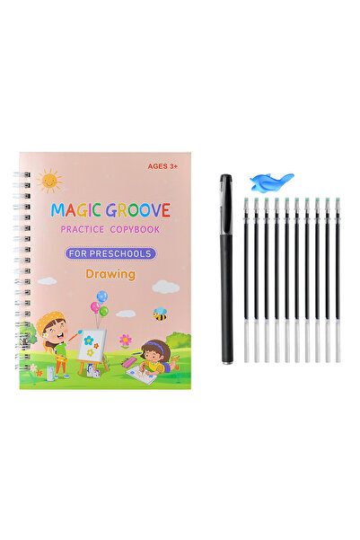 Choice مجموعة من 4 أقلام سحرية لتعليم الكتابة للأطفال في مرحلة ما قبل المدرسة...