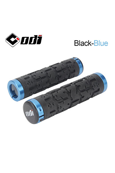 Choice مقبض ODI RG01 Rogue Lk-On باللونين الأسود والأزرق، مزود بحلقة قفل مزدو...