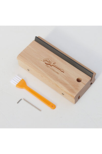 Choice Beech wood Guitar Fret End Beveling File 3/23/35 Degree 3-in-1 Guitar Bass Fret End Dress Crowning E