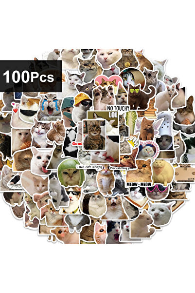 Choice3 ١٠٠ قطعة (عبوة واحدة) ١٠٠/١٠٠٠ قطعة ملصقات حيوانات مضحكة ولطيفة بتصمي...
