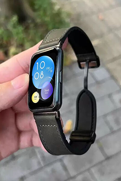 Nezih Case Huawei Watch Fit 2 Compatible Leather Design Adjustable Wrist Desi...