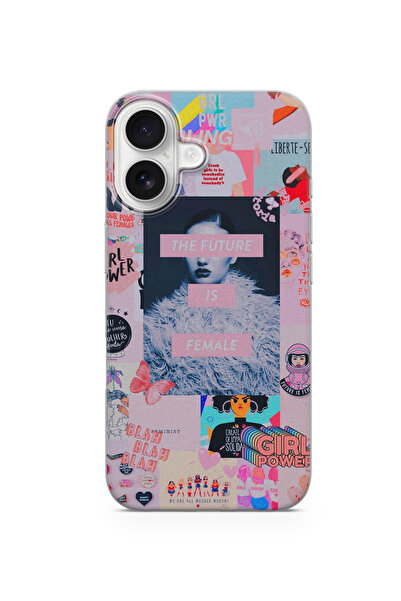 lelia حافظة هاتف شفافة متوافقة مع آيفون 16 مطبوع |   المجموعة: كوين مود فام