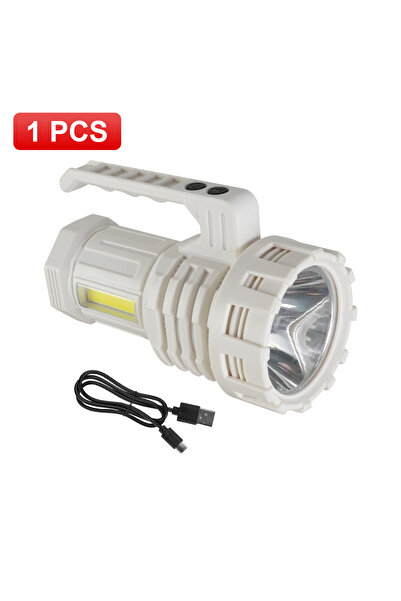 Choice مصباح يدوي جديد أبيض 2025 بقوة 5000000 لومن، أقوى مصباح يدوي قابل لإعادة الشحن بتقنية LED، مثالي للتخييم والطوارئ في الهواء الطلق