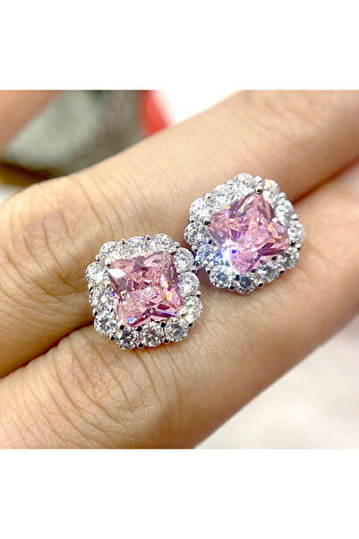 Choice E2589 Huitan Graceful Noble Lady Stud Earrings with Shiny Zirconia Fas...
