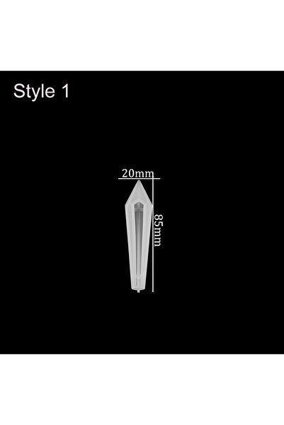 Choice1 قالب قلادة من راتنج الإيبوكسي، مقاس 20 × 85 مم، قطعة واحدة، لصنع بندو...