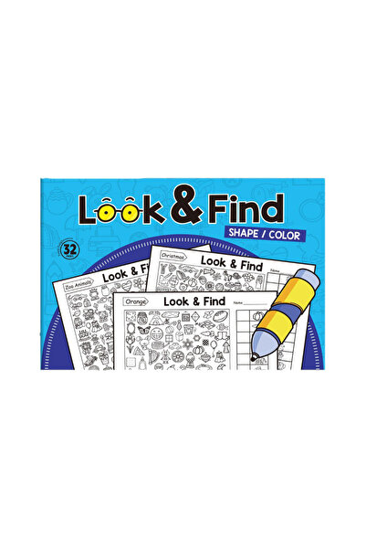 Choice 1 Piece Look and Find Activity Book for Kids with Hidden Objects, Focu...