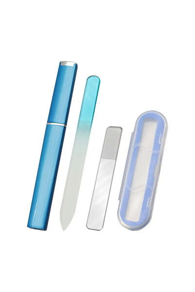 Choice Nail file Set Professional Nail Files Manicure Device Crystal Glass Nail File With Case Nail Art Buf