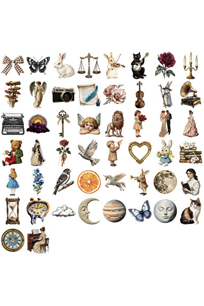 Choice 50 قطعة من ملصقات الجرافيتي الفنية الكرتونية ذات الطابع القديم، لتزيين...