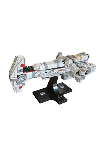 Choice PDF Guide by QR Code 681PCS Parts NEW MOC Starship Series Mid-Scale Hammerhead Corvette Model Buildi