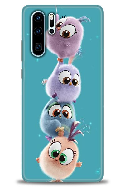 Rulet Aksesuar غطاء متوافق مع هاتف هواوي P30 Pro HD مطبوع - غطاء سيليكون بتصم...