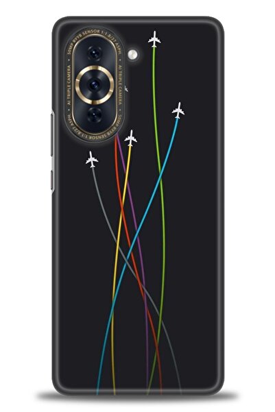 Rulet Aksesuar غطاء متوافق مع هاتف هواوي نوفا 10 برو HD مطبوع - غطاء سيليكون ...