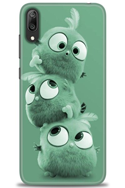 Rulet Aksesuar غطاء متوافق مع هاتف هواوي Y7 برايم 2019 HD مطبوع - غطاء سيليكو...