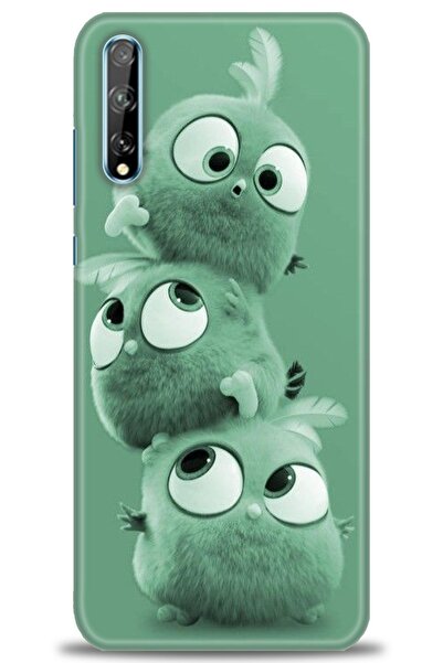 Rulet Aksesuar غطاء متوافق مع هاتف هواوي بي سمارت اس اتش دي مطبوع - غطاء سيلي...