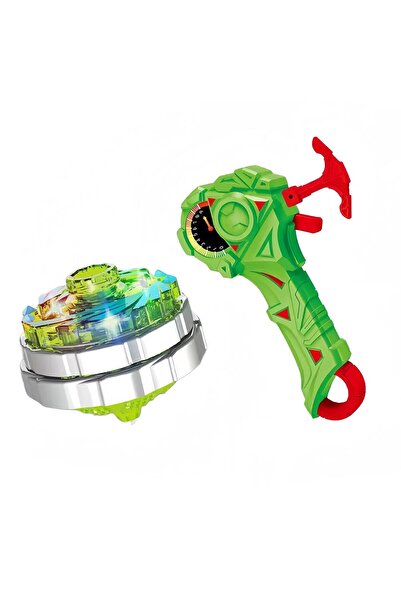 SCHENKERO مجموعة ألعاب جيروسكوب قتالية للأطفال، مصنوعة من سبيكة مطورة، مزودة بإضاءة، مع قاذفة رائعة للتدريب.