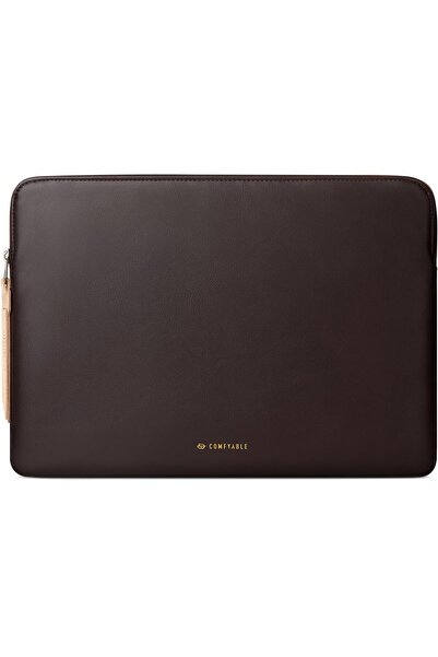 Comfyable Leather Laptop Sleeve Compatible with 16 Inch MacBook Pro M4 2024 & 15 Inch MacBook Air M4