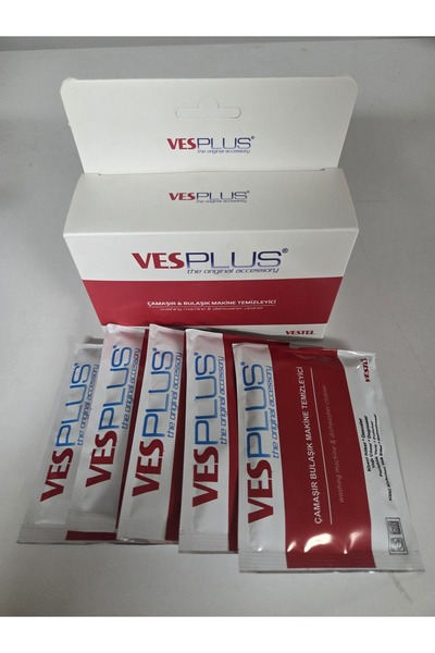 Vestel Vesplus Çamaşır ve Bulaşık Makinası Temizleyici Toz (5 adet)