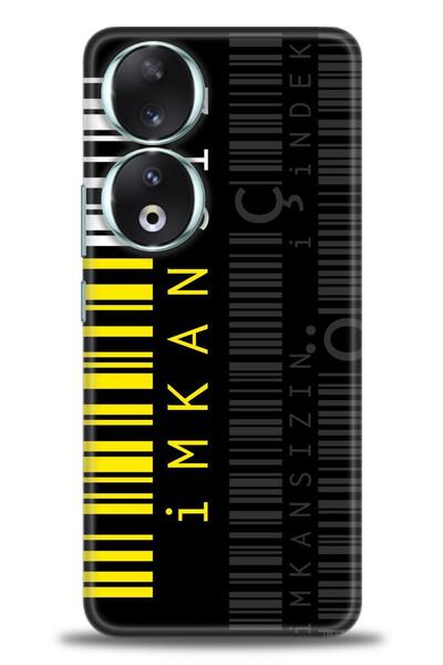 Rulet Aksesuar غطاء متوافق مع هاتف هواوي هونر 90 HD مطبوع + واقي شاشة سيراميك...