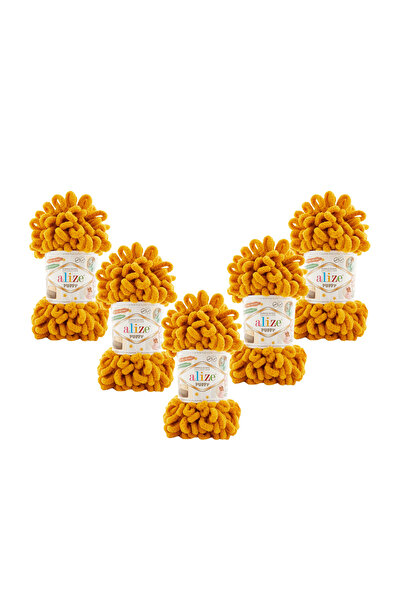 Alize Puffed hand knitting yarn (5-pack) - 14 skeins - 100g, 9 meters. Hand knitting yarn