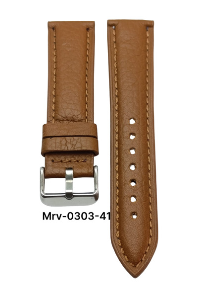 Mrv 22 MM-BOMBELİ TABA FLOTUR DOĞAL DİKİŞ DERİ KORDON