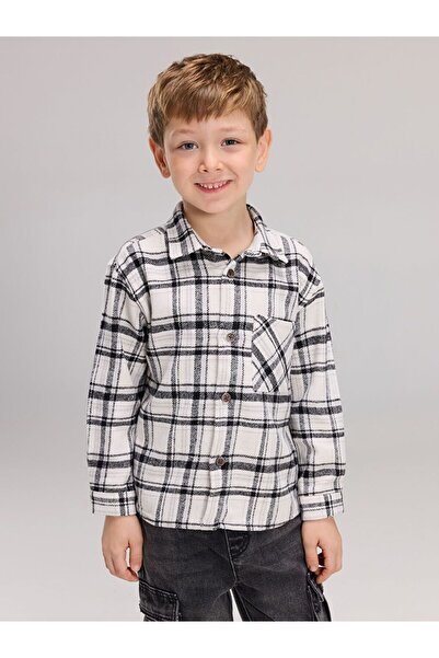 LC Waikiki Cămașă Leșnic pentru băiat în carouri