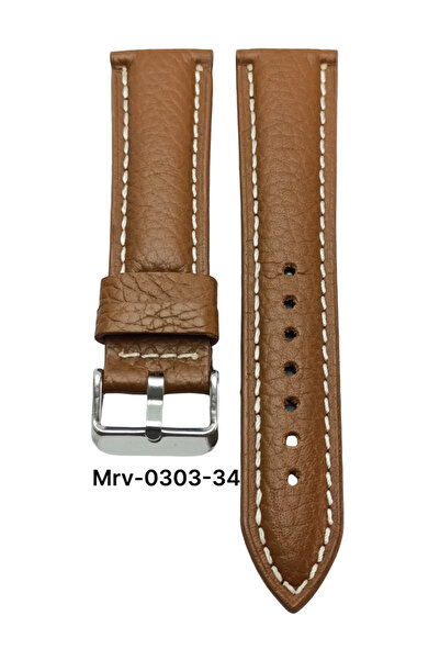 Mrv 20 MM-BOMBELİ TABA FLOTUR KREM DİKİŞ DERİ KORDON