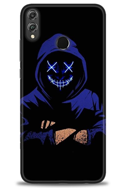 Rulet Aksesuar غطاء متوافق مع هاتف هواوي هونر 8X HD مطبوع - غطاء سيليكون مصمم...