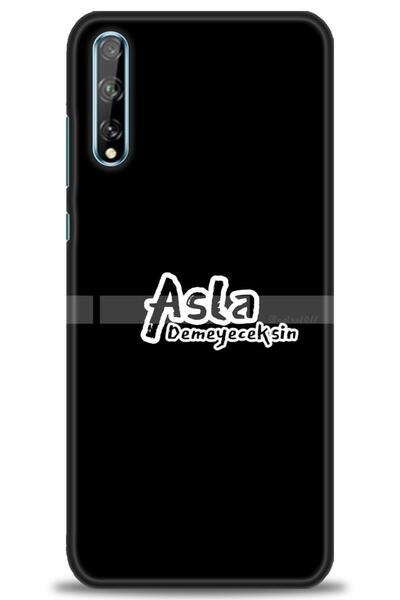 Rulet Aksesuar غطاء متوافق مع هاتف هواوي P Smart S HD مطبوع - غطاء سيليكون مص...