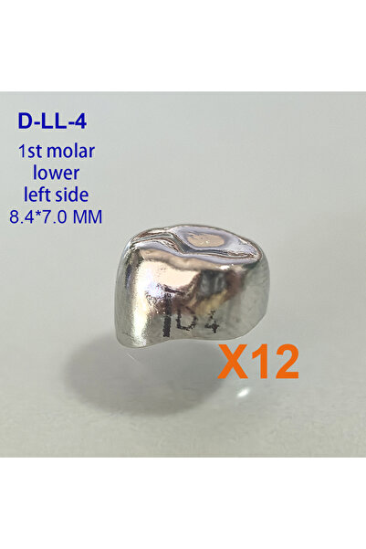 Choice19 D-LL-4 12 قطعة تيجان أسنان مؤقتة E3 E4 E5 D3 D4 D5 1st 2nd مصنوعة مس...
