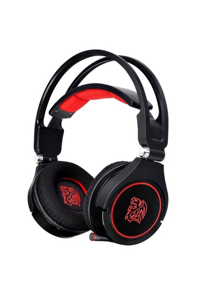 THERMALTAKE Tt eSPORTS Cronos AD Gaming Headset - Black/Red LED, Retractable Mic