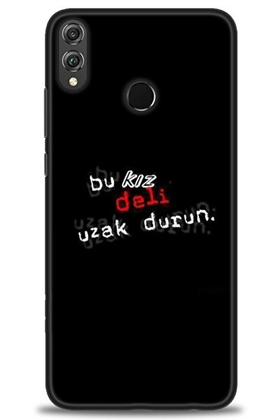 Rulet Aksesuar غطاء متوافق مع هاتف هواوي هونر 8X HD مطبوع - غطاء سيليكون مصمم...